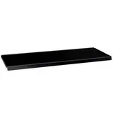 Tablette tôle monobloc - Ligne Store noir pas de 25 mm