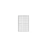 Grille d’exposition métal - Grille double cadre - noir - 80 × 50 cm - Paquet de 2