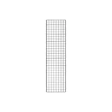 Grille d’exposition métal - Grille double cadre - noir - 150 × 40 cm - Paquet de 2 - Grilles murales