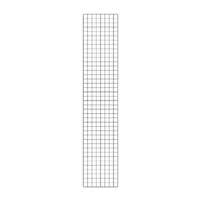 Grille d’exposition métal - Grille double cadre - noir - 200 × 40 cm - Paquet de 2 - Grilles murales