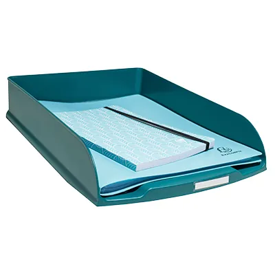 Corbeille à courrier Combo Styli Skandi bleu pacifique - Format A4+ - 500 feuilles - Corbeilles à courrier, Modules de classement-4