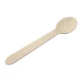 Cuillère en bois 16 cm - Couvert en bois - Paquet de 100 - Couverts jetables, Couverts bois