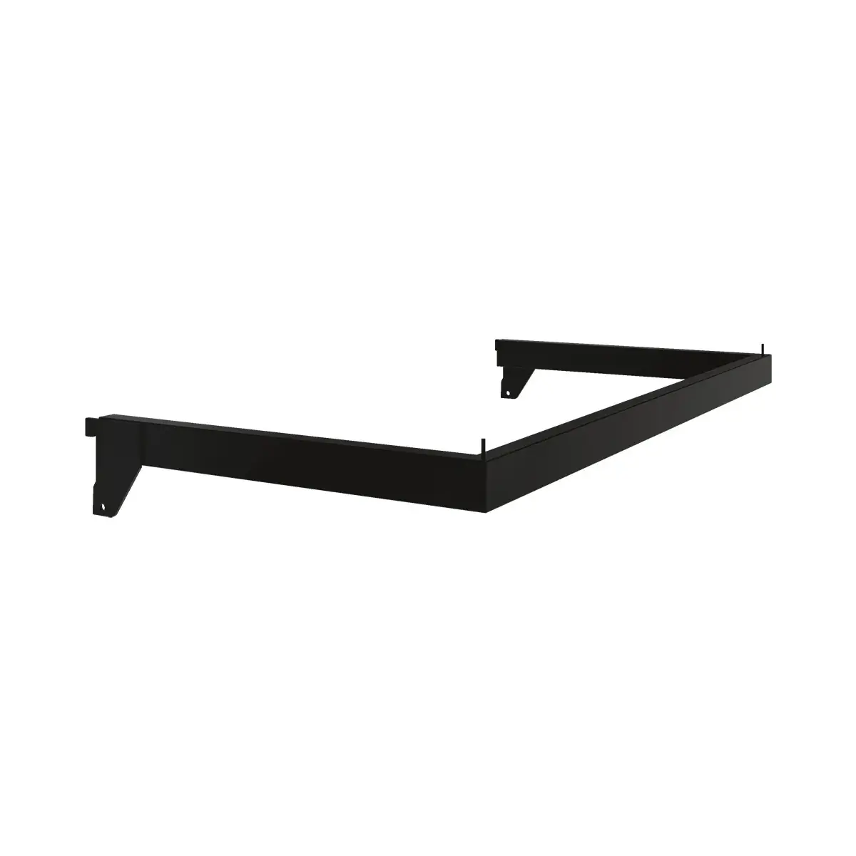 Barre de penderie - Ligne Square 25 noir