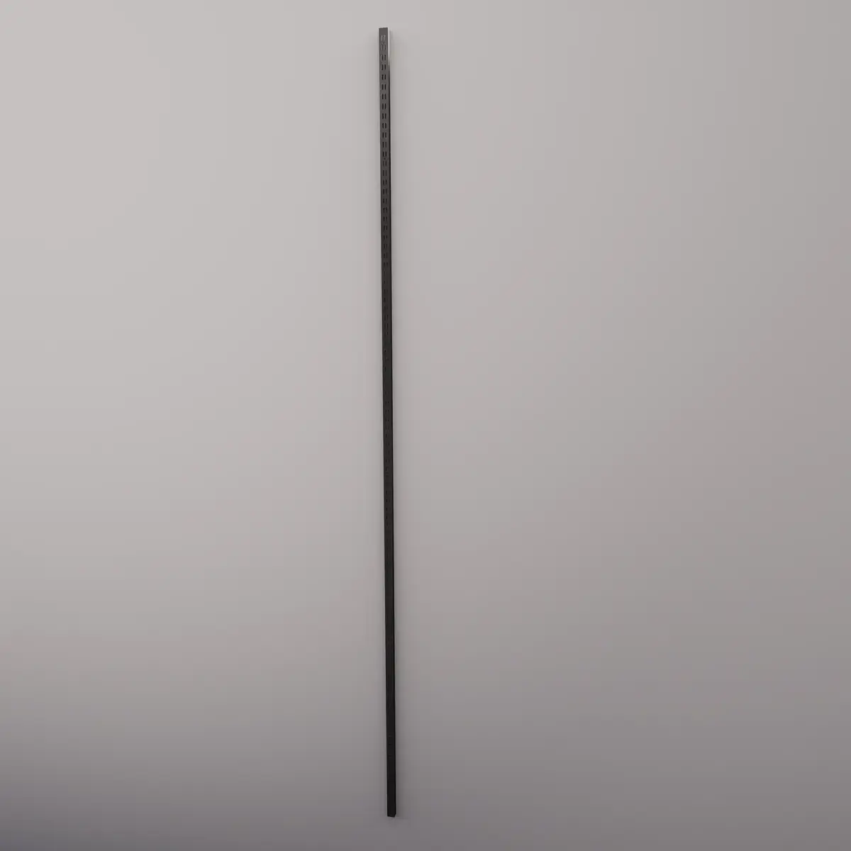Crémaillère double perforation - Ligne Square 25 noir