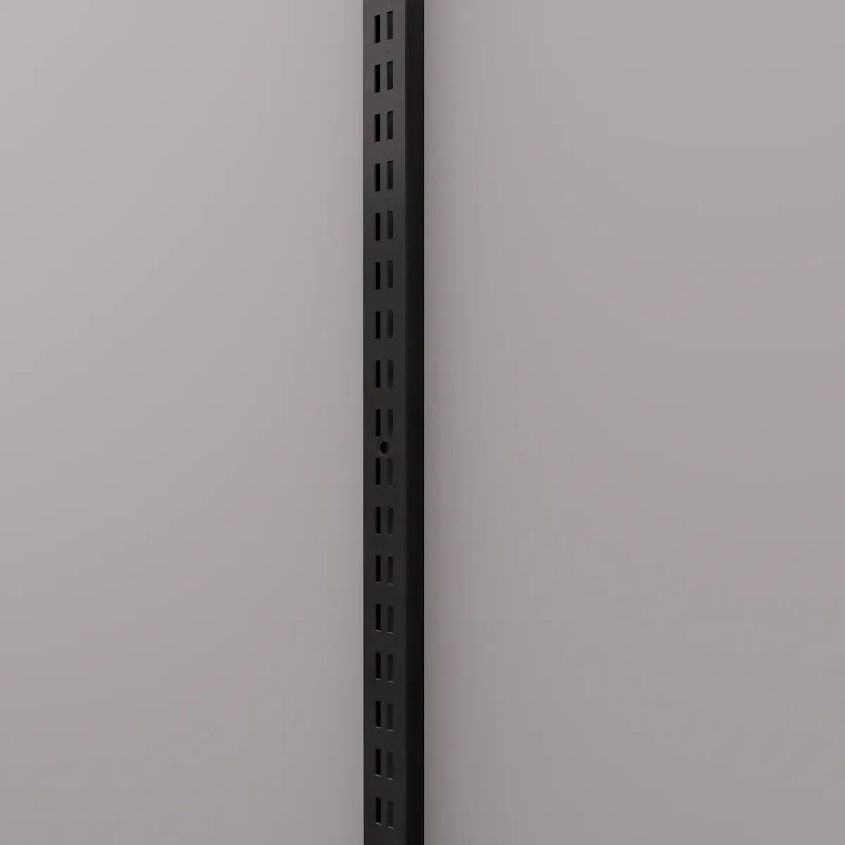 Crémaillère double perforation - Ligne Square 25 noir-2