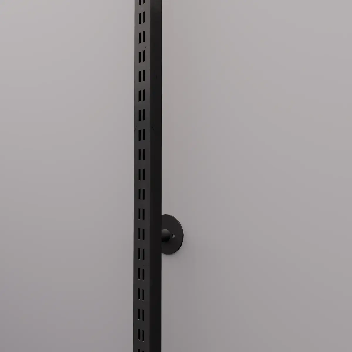 Montant 1 face double perforation - Ligne Square 25 noir-2
