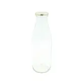 Bouteille en verre 750ml avec couvercle or ø48/79mm – Paquet de 6 - Bouteilles et pots cylindriques
