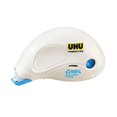 Ruban Correcteur UHU Compact Blanc largeur 5mm longeur 10m - Roller correcteur - Craies, Gommes, Correcteurs