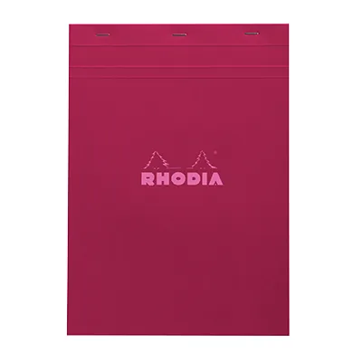 Bloc note agrafé Rhodia Reflets Pastel N°18 5/5 - 80 feuillets - 29,7 x 21 cm - Cahiers et blocs notes-2