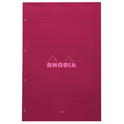 Bloc note agrafé Rhodia Reflets Pastel N°20 Séyès - 80 feuillets - 31,8 x 20,2 cm - Cahiers et blocs notes-5