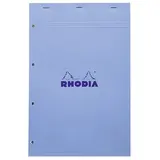 Bloc note agrafé Rhodia Reflets Pastel N°20 5/5 - 80 feuillets - 31,4 x 20,2 cm - Blocs notes, Cahiers