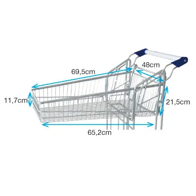 Chariot Libre-service spécial jardinerie - Chariots magasin, caddies magasin-2