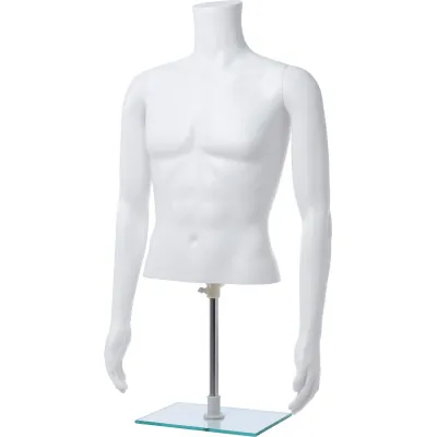 Buste homme sur pied réglable - Bustes mannequins hommes