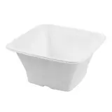 Bol salade 1200 ml fibre végétale 17,5 x 17,5 x 9 cm - Bol salade biodégradable - Lot de 50 - Boîtes salade, Bols salade