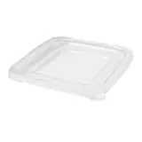 Couvercle plat plastique pour bol salade carré 17,7 x 17,7 x 1 cm - Lot de 50 - Boîtes salade, Bols salade