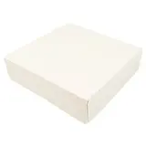 Boite traiteur carton blanc 32 x 32 x 10 cm - Boite plateau traiteur - Boîte pâtissière - Lot de 50
