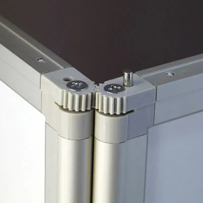 Comptoir compact arrondi transportable - Comptoirs Stand Expo-5