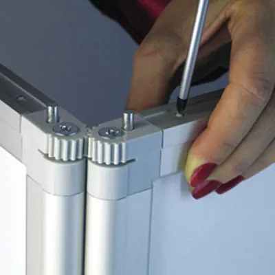 Comptoir compact arrondi transportable - Comptoirs Stand Expo-6