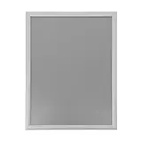Cadre clic clac aluminium - Cadre clipsable - A2 - gris - Porte-visuels muraux - à suspendre