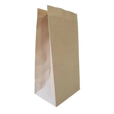 Sac SOS kraft brun 20 x 15 x 40 cm 70 g/m² – Sac kraft sans poignée - Lot de 500 - Sacs SOS