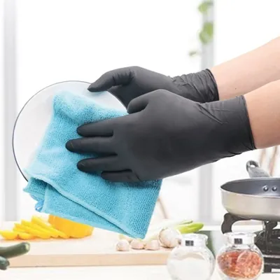 Gants vinyle non poudrés - Gants jetables-3