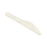 Couteau biodégradable en fibre de maïs 16 cm - Couvert jetable - Paquet de 50 - Couverts jetables, Couverts bois