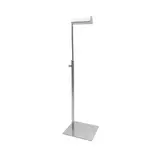 Présentoir réglable porte sac 1 bras H 37,5 à 60 cm inox brossé - Présentoir sac à main - Présentoirs sacs et portefeuilles