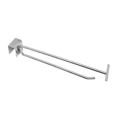 Broche simple pour barre de charge avec tige porte-étiquette ø 5,8 mm x L 18,5 cm - Tige simple - Chrome - Lot de 10 - Broches pour barre de charge