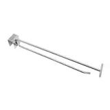 Broche simple pour barre de charge avec tige porte-étiquette ø 5,8 mm x L 23,5 cm - Tige simple - Chrome - Lot de 10 - Broches pour barre de charge