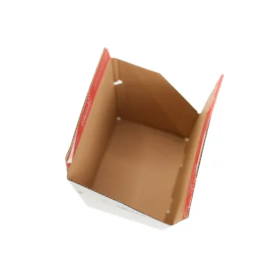 Carton d'expédition à fond automatique Blanc 18,9x15,4x13,1cm - Boîte carton - Lot de 20 - Cartons d'expédition, Boîtes carton-7