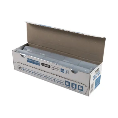Bobine thermique Safe Contact - Rouleau TPE - Papier thermique 57 x ø 40 mm x L 18 m, mandrin 12 mm - Lot de 20 - Rouleaux TPE, Bobines thermiques-5