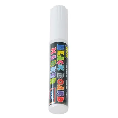 Feutre craie blanc effaçable pointe rectangulaire 8 x 15 mm - Marqueur craie - Lot de 3 - Marqueurs, Feutres craies