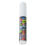 Feutre craie blanc effaçable pointe rectangulaire 8 x 15 mm - Marqueur craie - Lot de 3