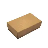 Écrin bijou plat pour Parure & Bracelet carton kraft brun 8,3 x 5 x 2,5 cm insert velours - Boite bijoux – Lot de 20 - Écrins à bijoux, Coffrets à bijoux