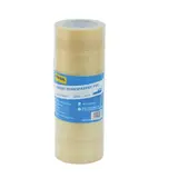 Ruban adhésif transparent PVC  48 mm x 66 m - Ruban adhésif emballage - Lot de 6
