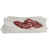 Papier ingraissable alimentaire 32 x 25 cm Blanc neutre - Papier paraffiné - Carton de 10kg