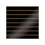 Panneau rainuré entraxe 15 cm 120 x 120 cm ép. 18 mm MDF - Noir laqué – Lot de 2 - Panneaux rainurés