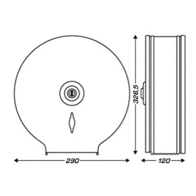 Distributeur papier toilette  - Dévidoirs hygiène-2