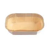 Moule de cuisson en bois avec caissette papier siliconé 185 x 115 x 40 mm - Moule en bois - Naturel - Lot de 200 - Moules jetables, Caissettes papier