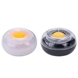 Mouilleur de bureau - Noir - ø 9 x H 3,5 cm - Ergonomie bureautique 
