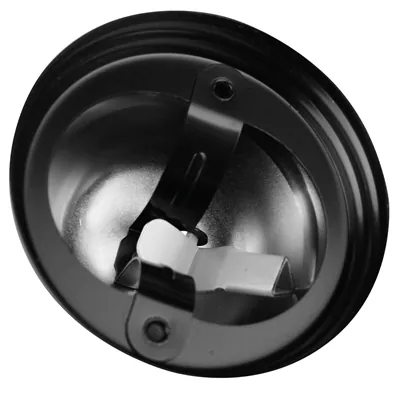 Sonnette de comptoir chromée ø 8 x 5,5 cm - Sonnette de réception - Cloche de restaurant - Surveillance magasins-2