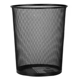 Corbeille à papier métal Mesh Deli - Poubelle de bureau - Noir - 19 L - Corbeilles à papier, Poubelles de bureau