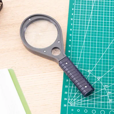 Loupe de bureau - Noir - ø 55 cm - Luminaires bureau, Ergonomie bureautique -3