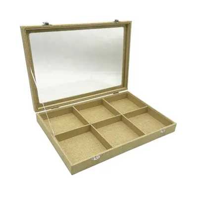 Coffret vitrine 6 cases - Coffrets vitrines bijoux-2