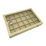 Coffret vitrine 24 cases - Coffrets vitrines bijoux