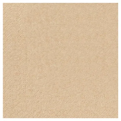 Serviette cocktail ouate Celiouate 20 x 20 cm - Mini serviette - Brun - Paquet de 100 - Serviettes jetables, Serviettes cocktails