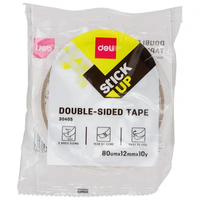 Ruban adhésif double face en mousse EVA DELI 12 mm x 9 m - Rubans adhésif, Double face, Patafix-2