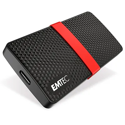 Disque dur portable 1 TB - Emtec SSD 3.2 GEN 1 X200 - Supports de stockage-2