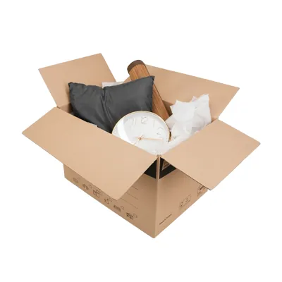 Caisse carton - Caisse américaine carton - Carton déménagement 96L - carton simple cannelure 40 x 60 x 40 cm - Lot de 20 - Caisses américaines cartons-4