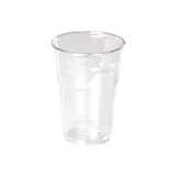 Pot plastique transparent 25 / 35 cl APET usage froid et chaud – Pot rond ø 7,8 x H 10,8 cm – Lot de 50 - Gobelets plastique, Flûtes plastique, Verres à pied plastique